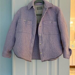 Everlane Organic Cotton Quilted Shirt Jacket: